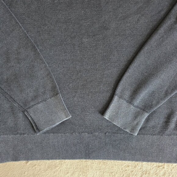 Hudson long sleeve textured cotton crew neck shirt size large - Picture 8 of 13